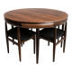 Roundette dining set by Hans Olsen, Denmark 1960s