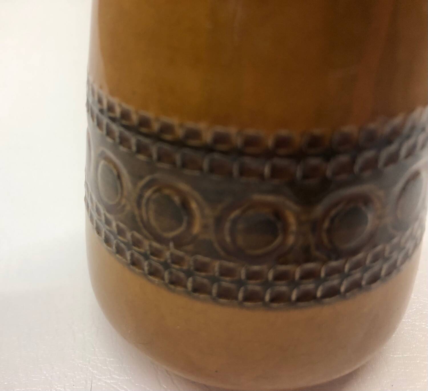 Vase moutarde diabolo vintage West Germany