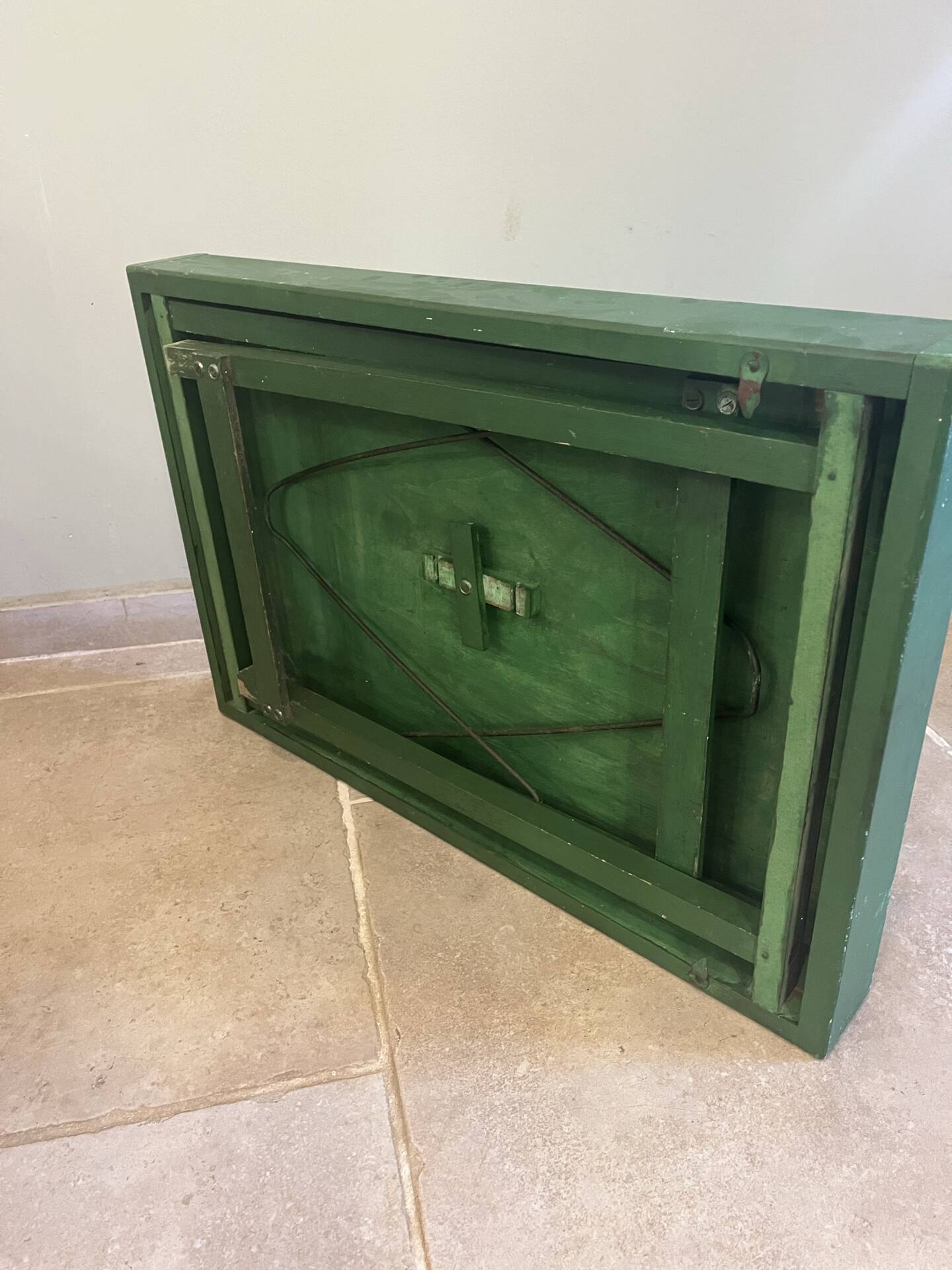Folding side table