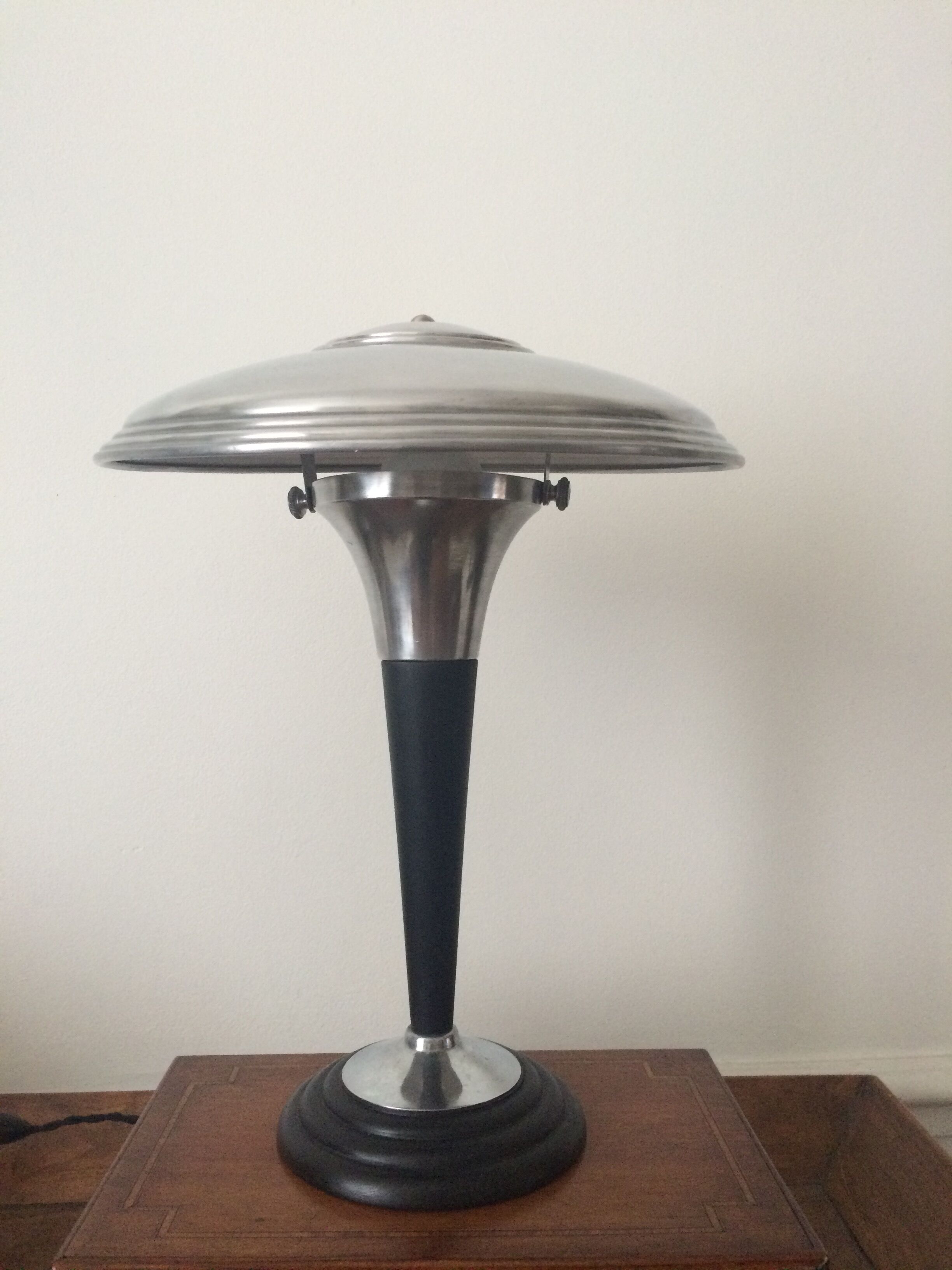 Lampe champignon ancienne art déco