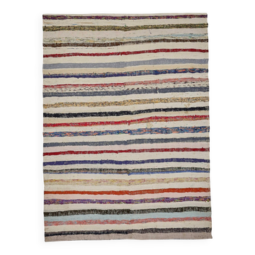Turkish Handwoven Flatweave Chaput Kilim 170 cm x 232 cm