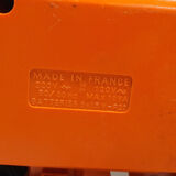 Old thomson stereo record player batteries and vintage sector orange