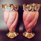Paire de vases art nouveau Mouzins lecat