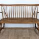 Bench, vintage bench in solid wood