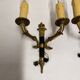 Pair Of Brass Sconces