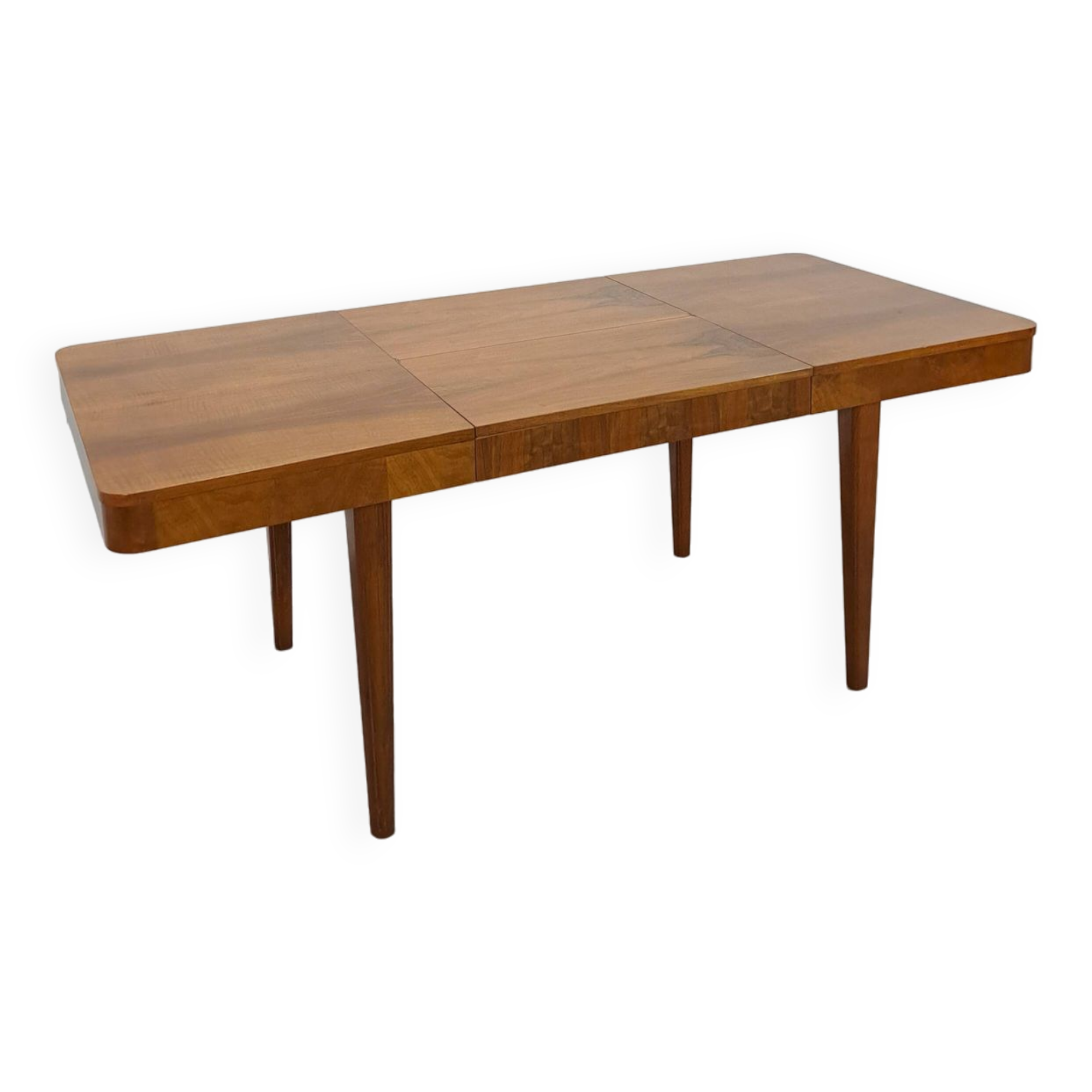 Table de salle à manger extensible design vintage Halabala