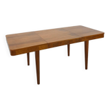 Table de salle à manger extensible design vintage Halabala