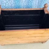 Old solid teak flower box