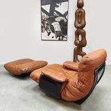 Vintage design Marsala lounge chair fauteuil ottoman M.Ducaroy Ligne Roset