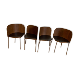 Ensemble de 4 chaises par Sandra Kragnert