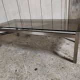 Glass and chrome table 1970