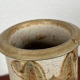 Danish studio ceramic vase from the mid-century by Svend Aage Jensen for Søholm, 1960s.