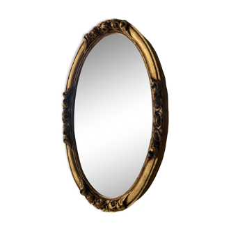 Small oval mirror