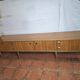 Scandinavian low sideboard from the 60s in teak