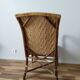 Fauteuil adulte en rotin vintage