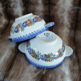 2 Breton earthenware bowls