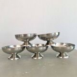 Stainless steel ice cream cup set