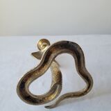 Zoomorphic snake cobra candle holder