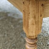 Elegant and refined 230 X 73 solid oak farmhouse table.
