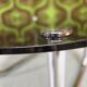 Vintage 1970s smoked glass chrome coffee table