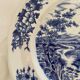 Set of 10 classic porcelain plates + 1 free – blue design