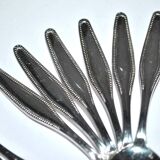 Set of 12 silver-plated mocha coffee spoons Longchamps Strasbourg