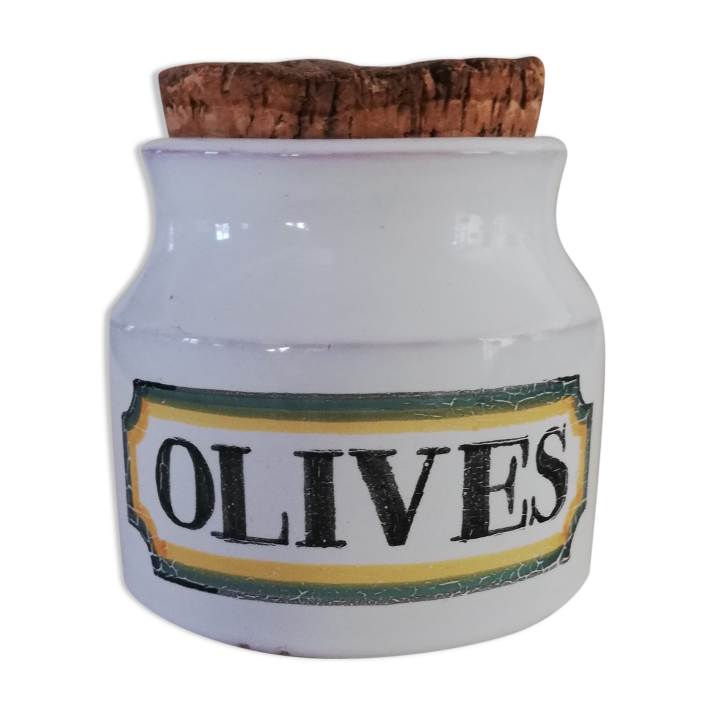 Vintage olive pot