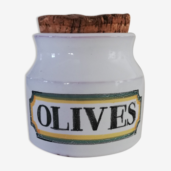 Pot à olives vintage