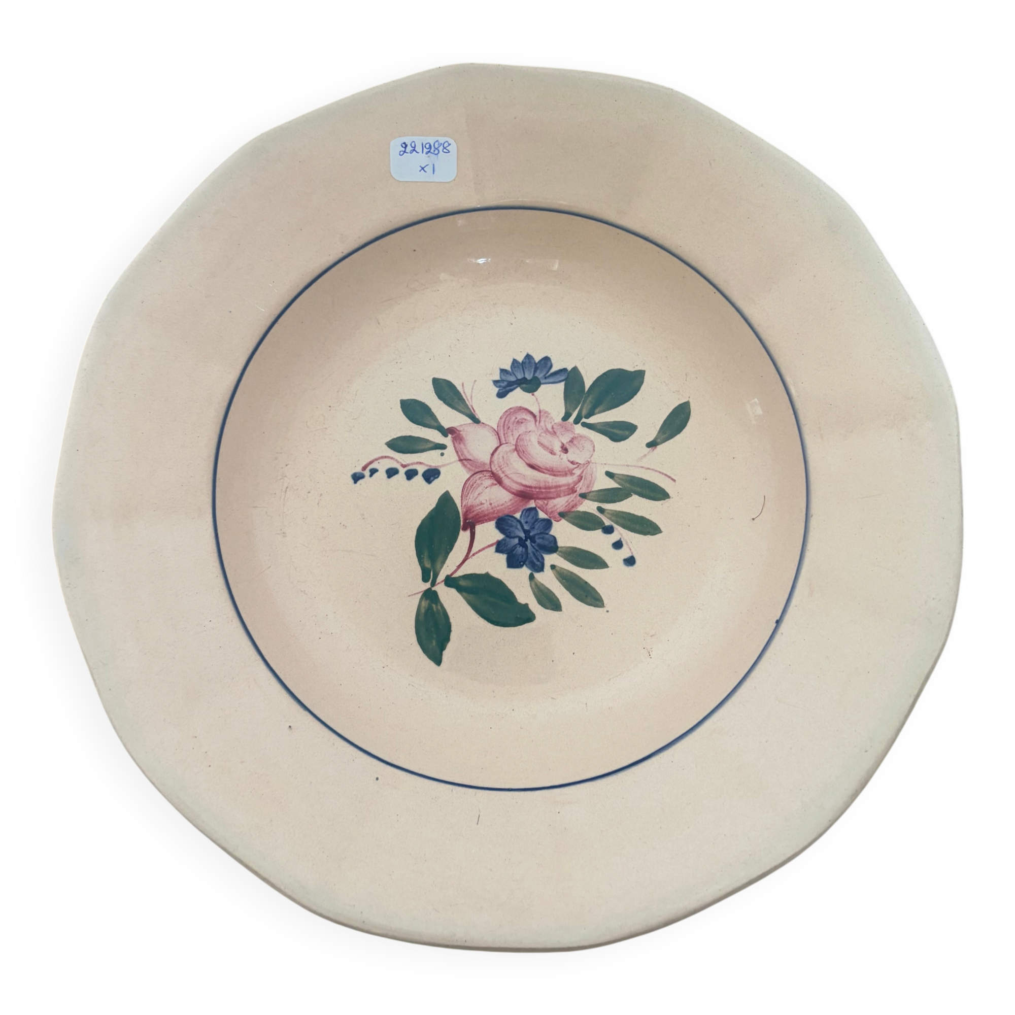 1 deep plate Digoin Sarreguemines 221288