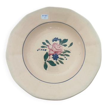 1 assiette creuse digoin sarreguemines 221288