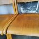 Set of 10 vintage theater chairs compass feet