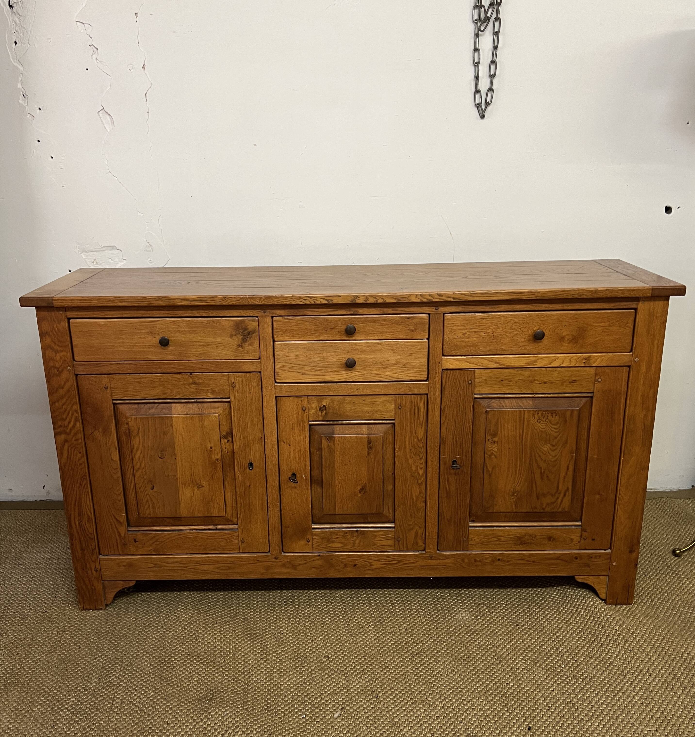 Solid wood sideboard