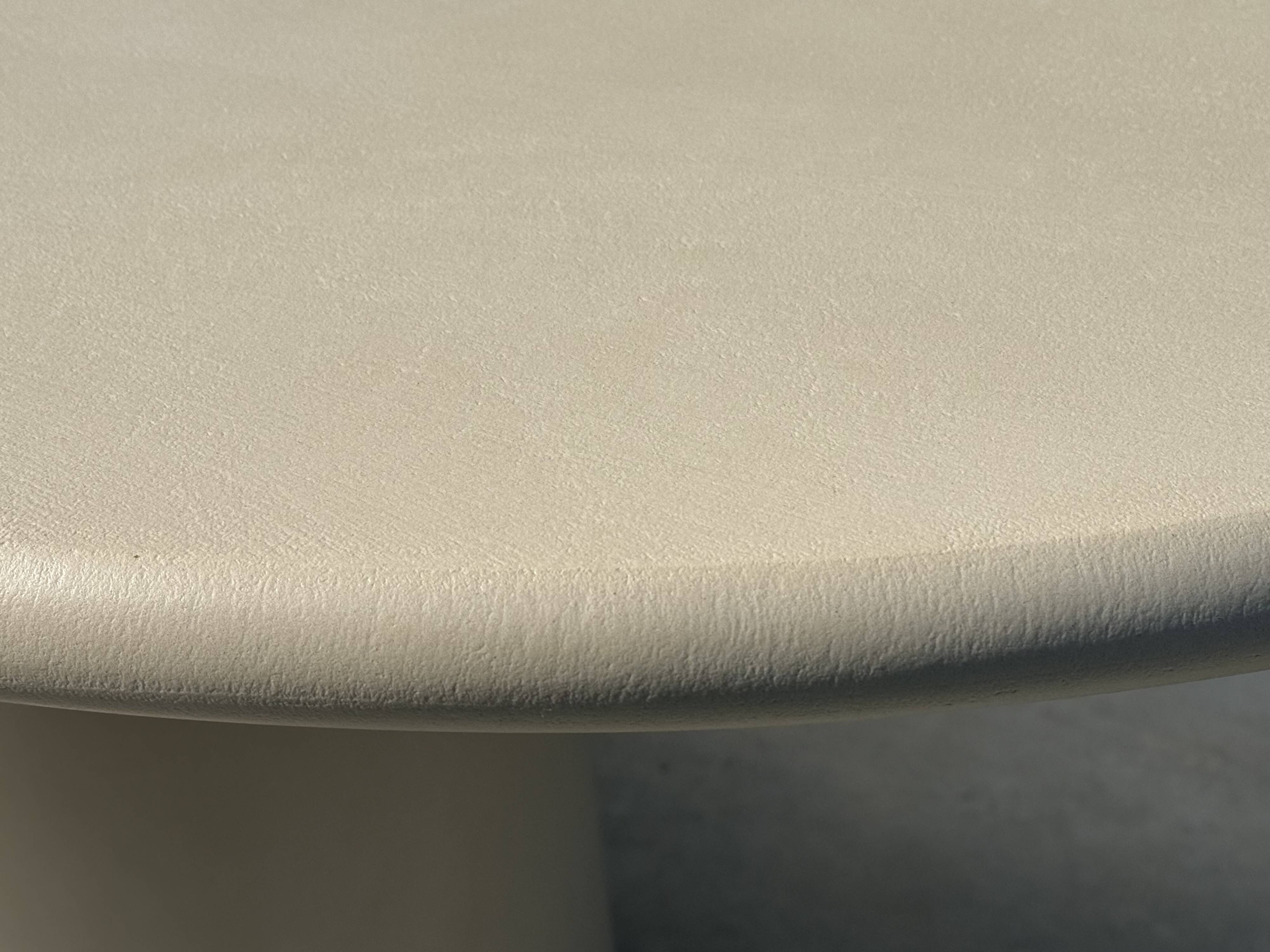Handmade Contemporary Textured Premium Plaster Dining Table - Customizable