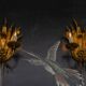 Pair of Hollywood Regency Style Gilt Metal Wheat Sheaf Wall Sconces, 1970s
