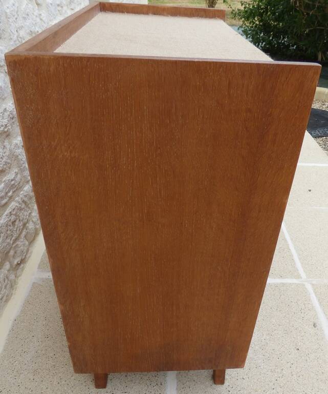 Vintage 4-drawer wooden chest of drawers - Completely restored and refurbished