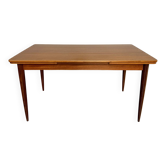 Table à manger extensible en teck design scandinave des années 1960