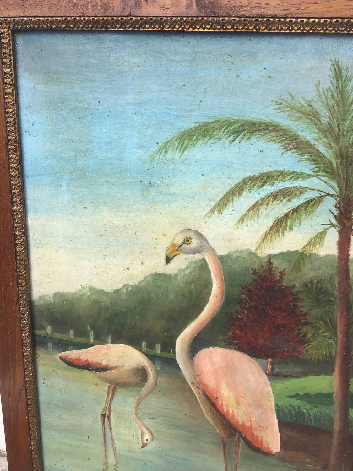 Paire tableaux exotiques