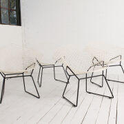 Set of 4 Diamond chairs by Harry Bertoia for Knoll International