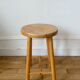 Vintage pine stool