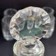 Liquor cabaret - Art Deco - Blown and cut crystal, mahogany or ebony macassar and stainless steel