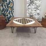 Coffee table, old games table, foldable