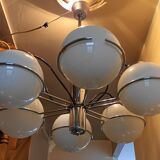 Italian Targetti Sankey chandelier from the 70s