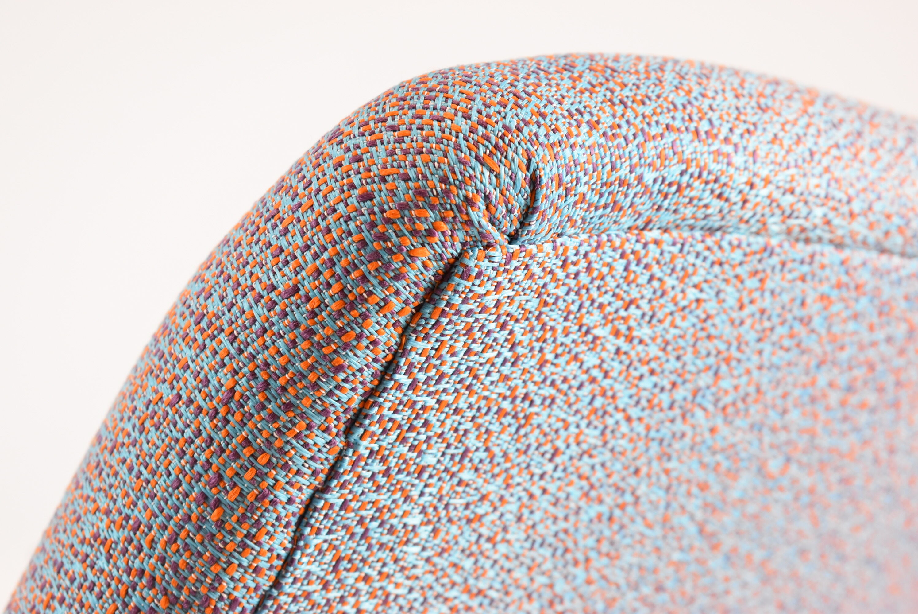 Fully restored vintage armchair, designer E.Homa, 60s, East Europe, multicolour, water resistant