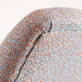 Fauteuil vintage entièrement restauré designer E.Homa, années 60, Europe de l’Est, multicolore, résistant à l’eau