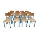 12 school chairs