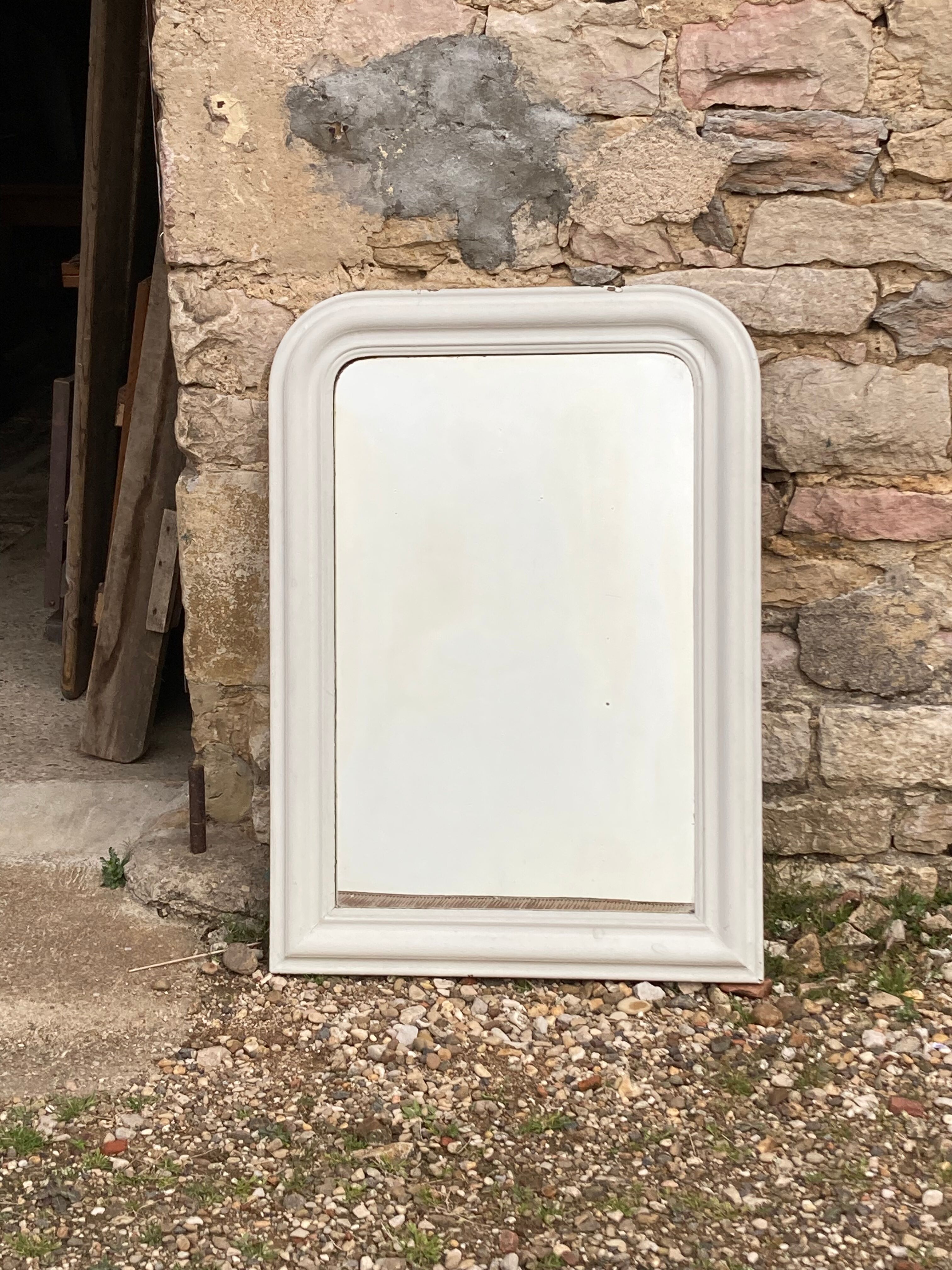 Mirror Louis Philippe white