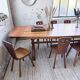 Mountain furniture set with table and 8 chairs Malmvall.