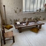 Brutally artisanal oak coffee table