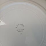 12 antique flat plates + HBCM soup tureen