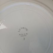 12 assiettes plates anciennes + soupière HBCM